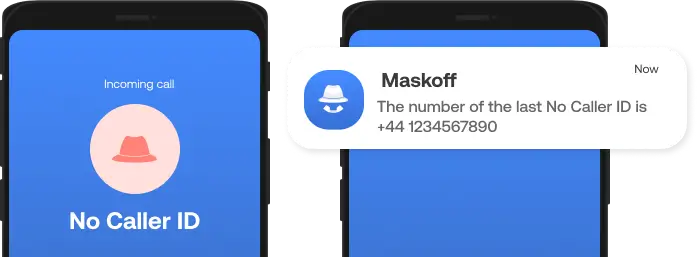 Unmask No Caller ID App - MaskOff